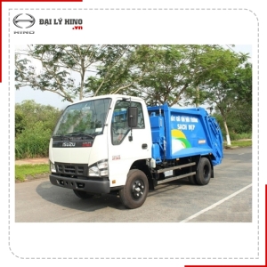 XE ÉP RÁC 20 KHỐI HINO FM8JN7A - MÁNG NẠP RÁC LIỀN THÙNG