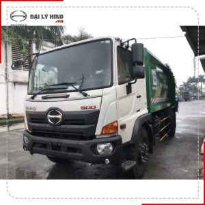 XE ÉP RÁC 20 KHỐI HINO FM8JN7A - MÁNG XÚC