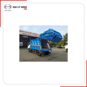 XE ÉP RÁC 6 KHỐI HINO XZU342 - MÁNG XÚC