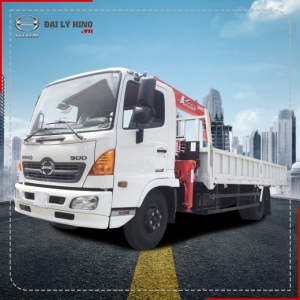 XE TẢI CẨU 5.2 TẤN HINO FC9JLTC GẮN CẨU XẾP SANY PALFINGER SPK8500A