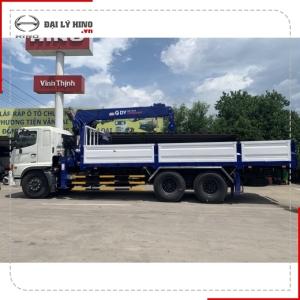 XE TẢI CẨU 6.9 TẤN HINO FG8JT7A GẮN CẨU XẾP SANY PALFINGER SPK10000A
