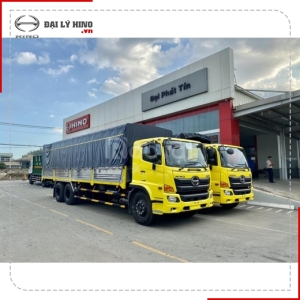 XE TẢI THÙNG MUI BẠT 15.2 TẤN HINO FL8JT7A