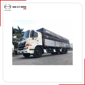 XE TẢI THÙNG MUI BẠT 15.2 TẤN HINO FL8JT7A
