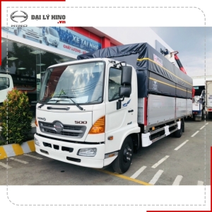 XE TẢI THÙNG MUI BẠT 6.5 TẤN HINO FC9JLTC