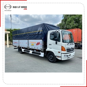 XE TẢI THÙNG MUI BẠT 6.5 TẤN HINO FC9JLTC