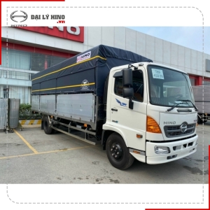 XE TẢI THÙNG MUI BẠT 6.8 TẤN HINO FC9JJTC