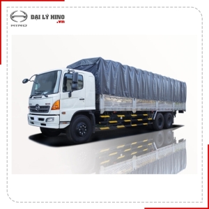 XE TẢI THÙNG MUI BẠT 7.7 TẤN HINO FG8JP7A - BỬNG NÂNG