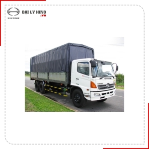 XE TẢI THÙNG MUI BẠT 7.7 TẤN HINO FG8JP7A - BỬNG NÂNG