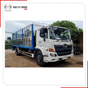 XE TẢI THÙNG MUI BẠT 7.7 TẤN HINO FG8JP7A - BỬNG NÂNG