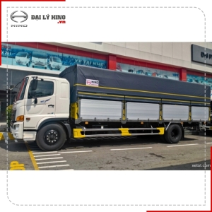 XE TẢI THÙNG MUI BẠT NHÔM 14.7 TẤN HINO FL8JW7A