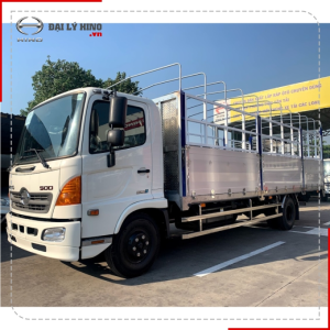 XE TẢI THÙNG MUI BẠT NHÔM 6.5 TẤN HINO FC9JLTC