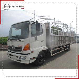 XE TẢI THÙNG MUI BẠT NHÔM 6.5 TẤN HINO FC9JNTC